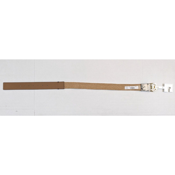 Michael Kors Women Size S/M Snake Skin Stretch Braided Synthetic Belt MSRP $68 - Picture 6 of 6